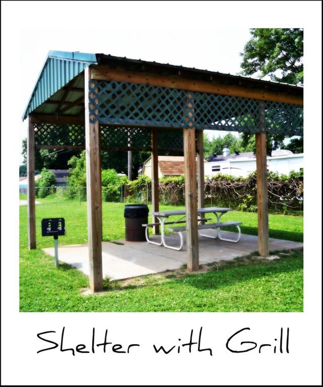 Shelter with Grill