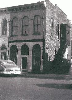 Downtown Building Destroyed by Fire in the 1950's