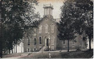 School Building on Hill