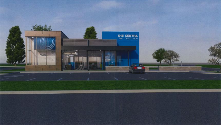 Architectural concept elevations front of building facing US 31